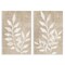 Stupell Industries Boho Botanical Leaf Silhouette Wall Plaque Art